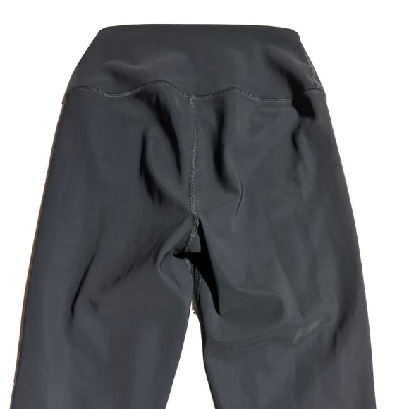 ALO Yoga High Waisted Ripped Warrior Black Leggings Women’s Size M Medium - Picture 9 of 13